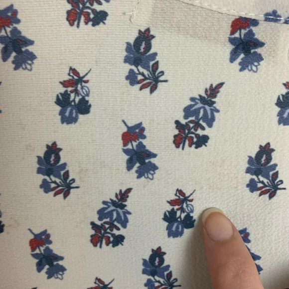 Luisa Made  In Italy Floral Paisley Blouse Size Large - Picture 10 of 11